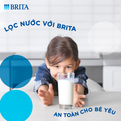 NÊN DÙNG LOẠI NƯỚC NÀO ĐỂ PHA SỮA CHO EM BÉ? BÌNH LỌC NƯỚC BRITA VIỆT