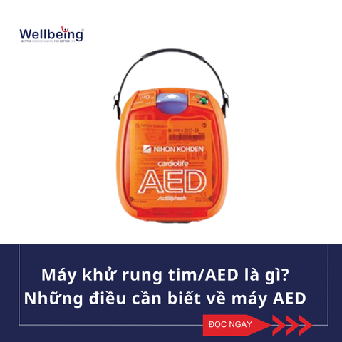 MÁY AED/MÁY KHỬ RUNG TIM LÀ GÌ? NHỮNG ĐIỀU BẠN PHẢI BIẾT VỀ MÁY AED| Wellbeing