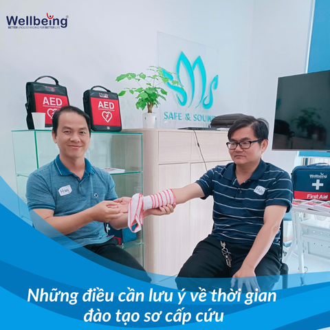 Những điều cần lưu ý về thời gian đào tạo sơ cấp cứu