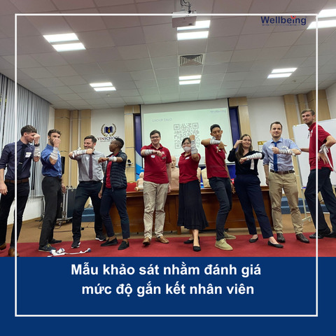 Mẫu khảo sát nhằm đánh giá mức độ gắn kết nhân viên
