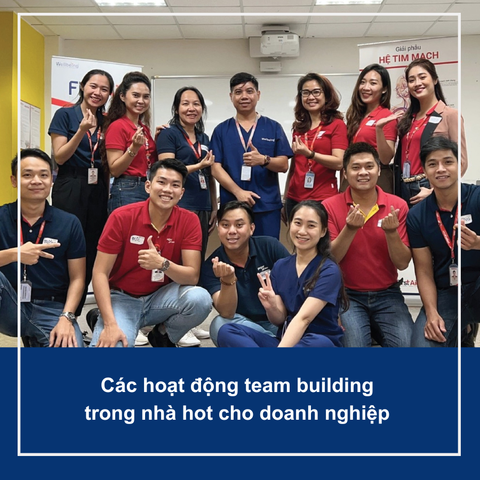 Các hoạt động team building trong nhà hot cho doanh nghiệp
