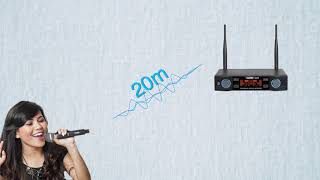 Micro không dây Platinum U20 | Micro karaoke đến từ Philippines |  Hotline 0816 39 37 39 | PKSH