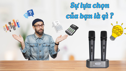 NÊN DÙNG PIN DÙNG MỘT LẦN HAY PIN SẠC CHO MICRO KHÔNG DÂY?