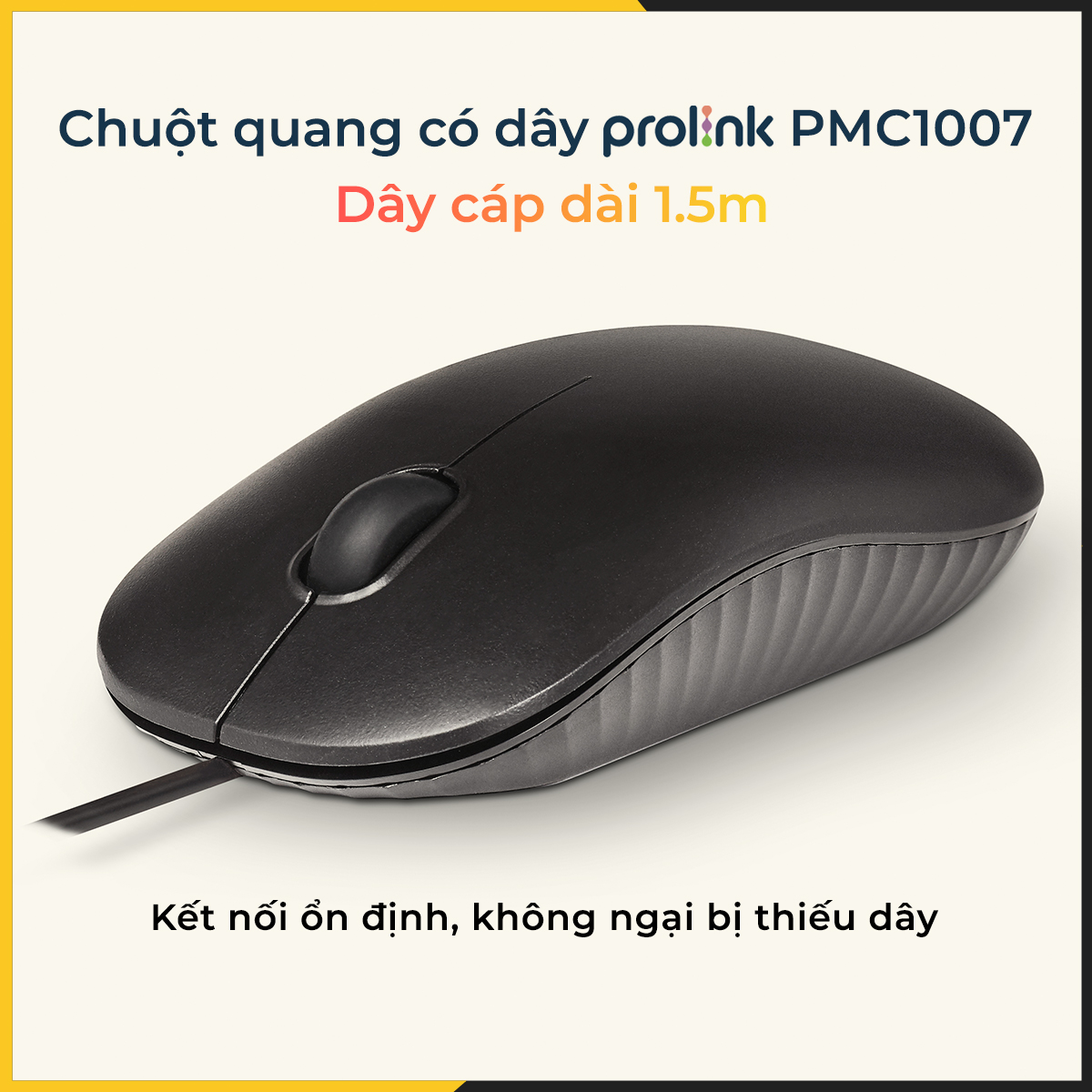 Chuột quang có dây Prolink PMC1007