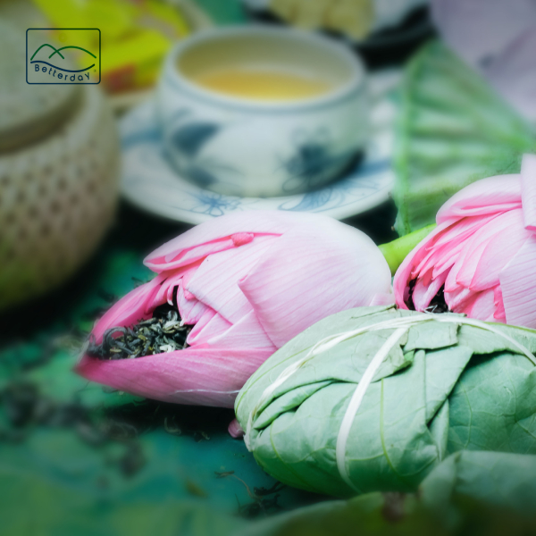 Trà Bông Sen Tươi - Specail Lotus Flower tea