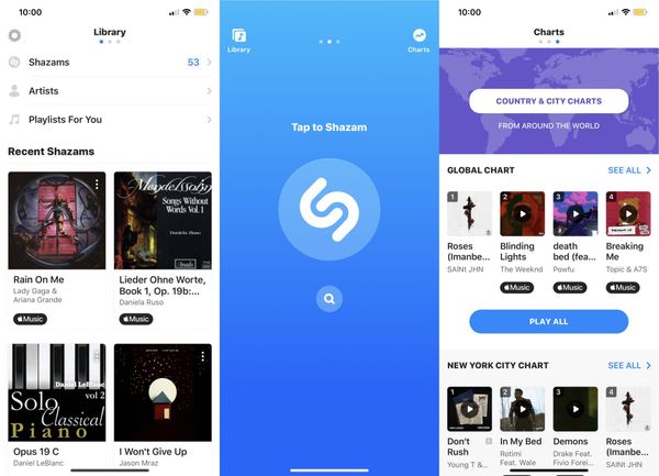 ứng dụng Shazam