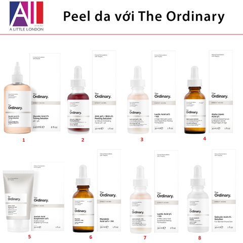 Cẩm nang sử dụng The Ordinary - Phần 2 Peel da với AHA BHA