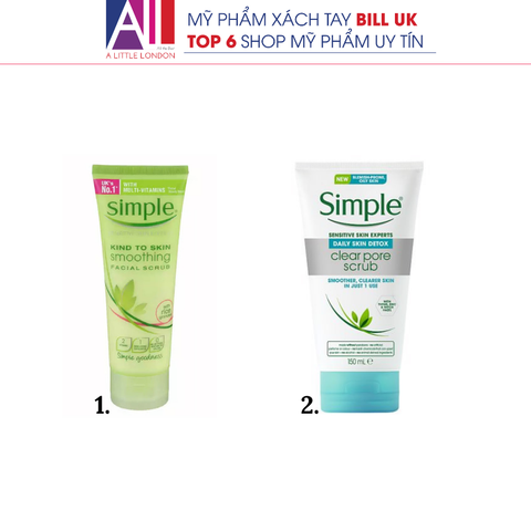 CẨM NANG SỬ DỤNG CÁC SẢN PHẨM SIMPLE - PHẦN 3 TẨY DA CHẾT VÀ TONER