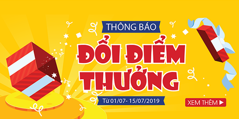 Thông báo đổi điểm thưởng