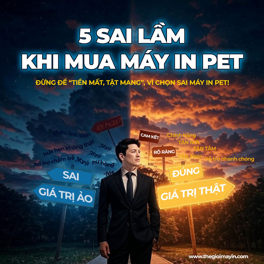 Goc nhin sai lam khi khong kiem tra dau in truoc khi mua may in PET