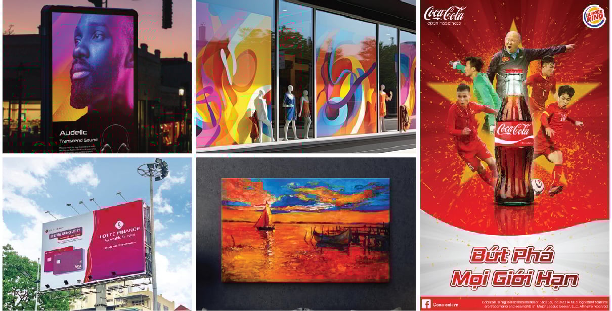 In bảng hiệu UV khổ lớn tốt nhất bằng Máy in UV 3m2 đầu ricoh Gen 6 Xkeda