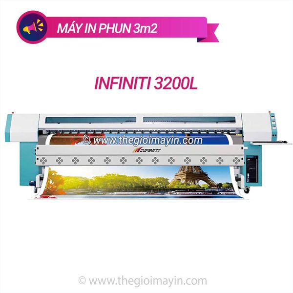 máy in bạt khổ lớn 3m2infiniti 3200L