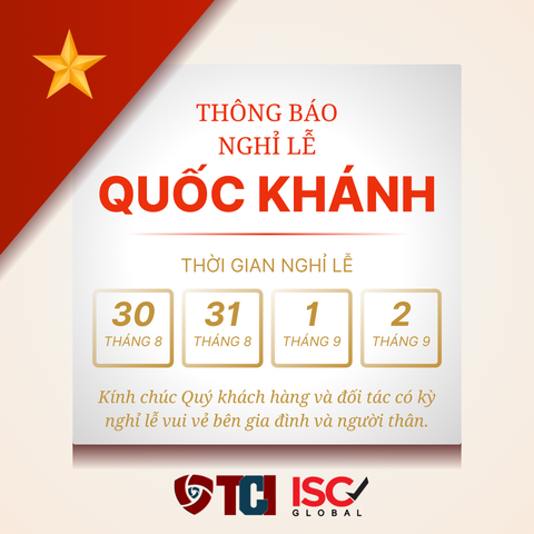 Thông báo Lịch nghỉ lễ Quốc khánh 2/9