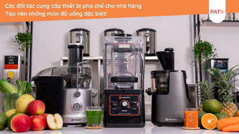 Các Đối Tác Cung Cấp Thiết Bị Pha Chế Cho Nhà Hàng – Tạo Nên Những Món Đồ Uống Đặc Biệt!