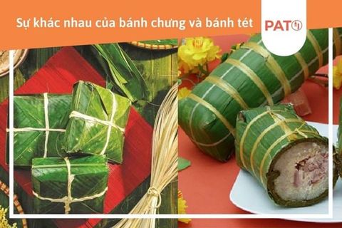 Bánh chưng và bánh tét ở hai miền Nam - Bắc khác nhau như thế nào?