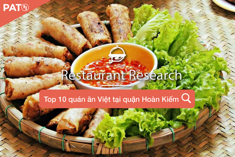 Top 10 quán ăn Việt tại quận Hoàn Kiếm