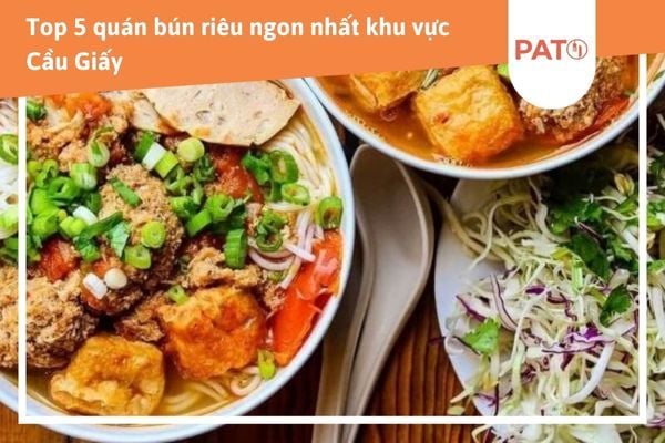 Giờ mở cửa của các quán bún riêu phổ biến