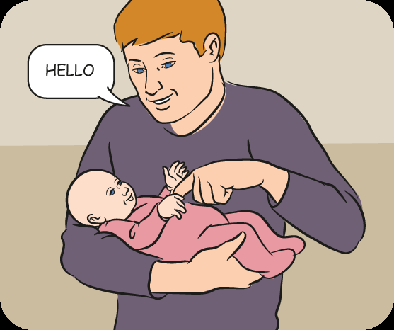 Cách bế bé sơ sinh an toàn