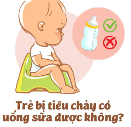 Những điểm bố mẹ cần lưu ý khi cho trẻ uống sữa lúc tiêu chảy