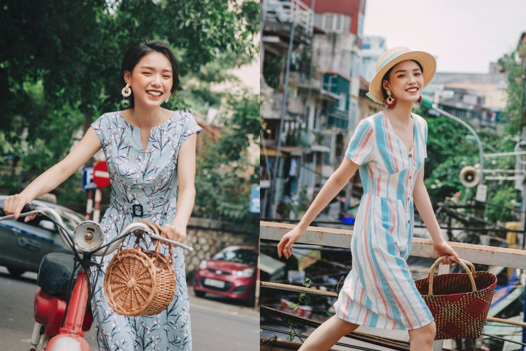 2 kiểu họa tiết nàng mũm mĩm nên kết thân để cơ thể thon gọn tuyệt đối