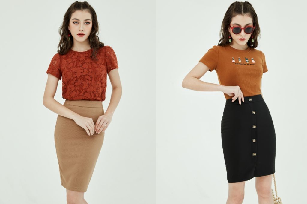 Mix chân váy bút chì không chỉ lịch sự mà còn trẻ ra 10 tuổi cực dễ