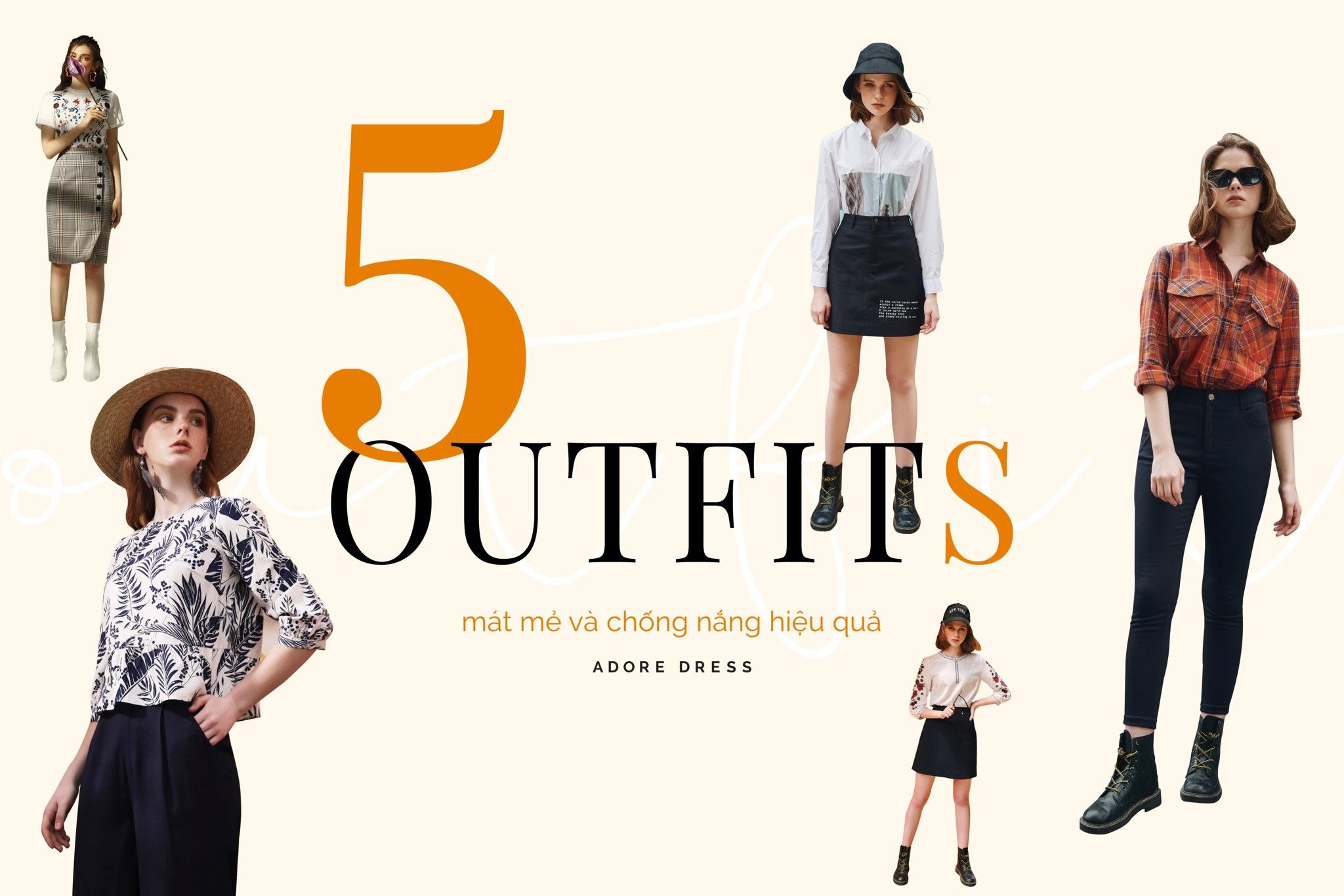 5 OUTFIT CHỐNG NẮNG HIỆU QUẢ