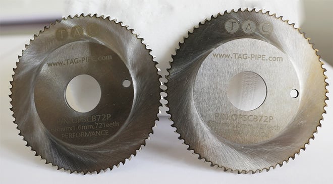 dao cắt ống inox mỏng Orbital TAG