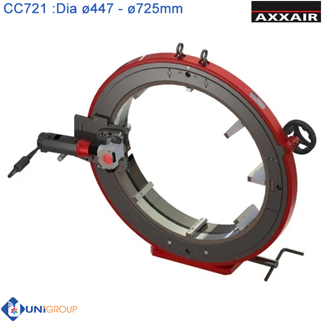 Máy cắt ống inox mỏng Orbital Axxair CC721
