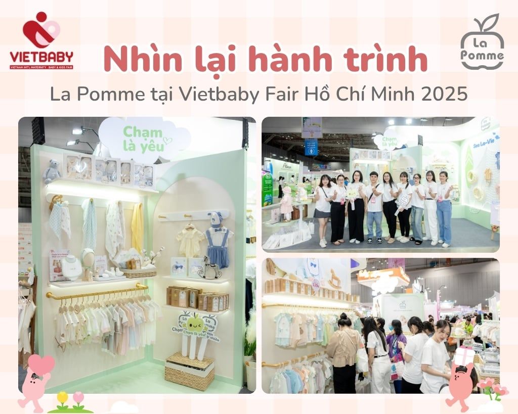 Nhìn lại hành trình đầy cảm xúc của La Pomme tại Vietbaby Fair TP. Hồ Chí Minh 2025