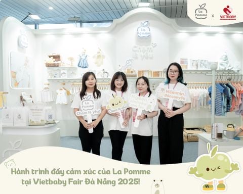 Nhìn lại hành trình đầy cảm xúc của La Pomme tại Vietbaby Fair Đà Nẵng 2025!