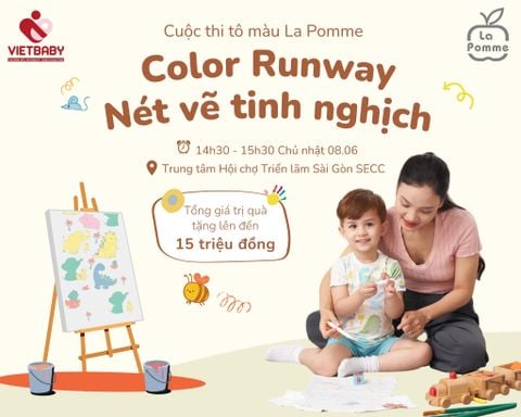 Cuộc thi La Pomme Color Runway - Nét vẽ tinh nghịch