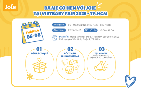 Joie Baby chính thức góp mặt tại Vietbaby Fair 2025