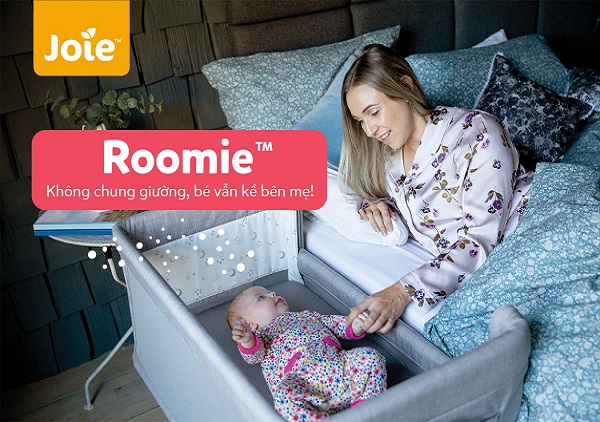 Joie Roomie - Giải pháp hoàn hảo để mẹ và bé có những đêm thật an toàn và ngon giấc
