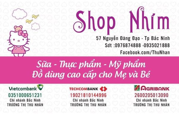 Shop Nhím 57 Nguyễn Đăng Đạo, TP Bắc Ninh, Bắc Ninh