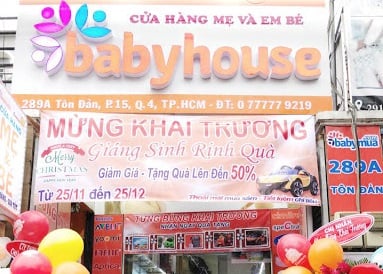 BABYHOUSE 289A Tôn Đản, Phường 15, quận 4, TP Hồ Chí Minh