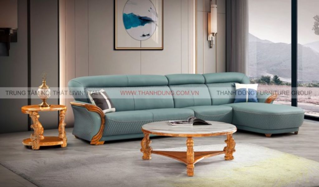 Sofa tân cổ điển có kích thước nhỏ gọn