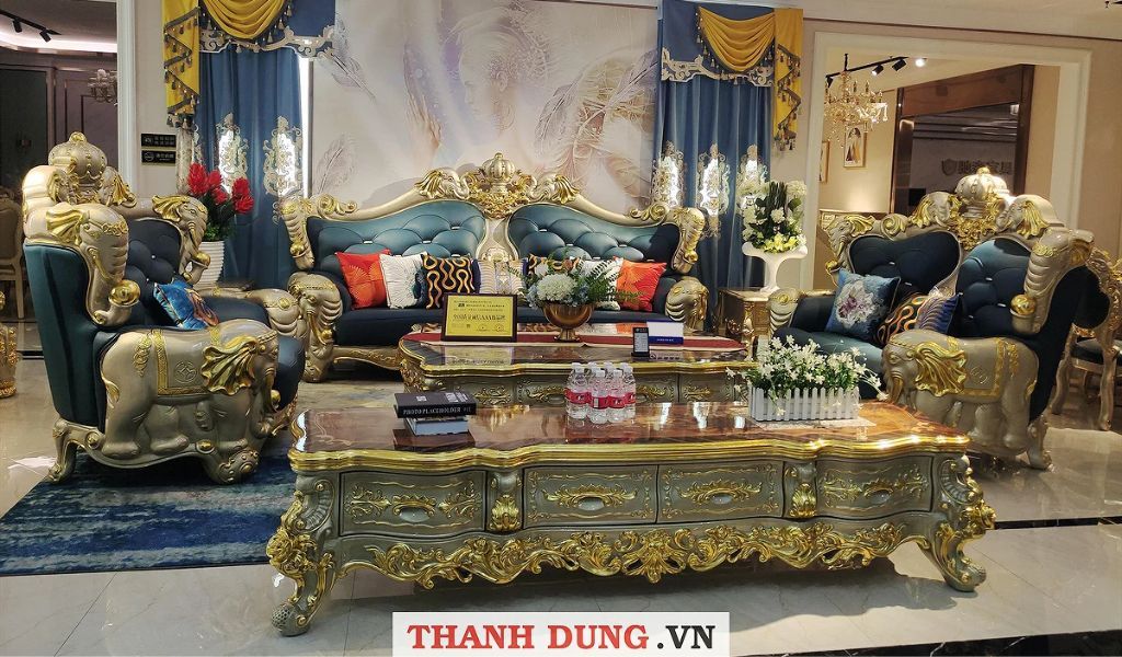 Mẫu sofa tân cổ điển hoàng gia