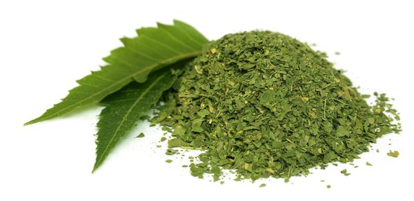 trà lá neem, công dụng trà lá neem, lá neem, lá neem khô