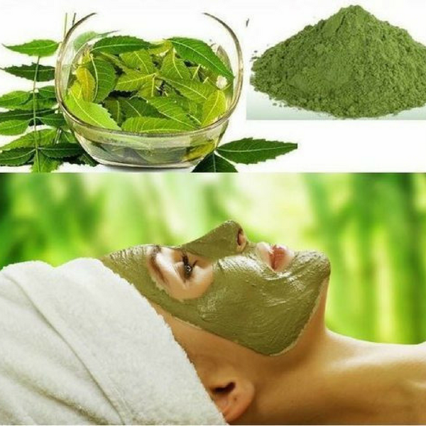 bột lá neem, bột lá neem nguyên chất, mặt nạ bột lá neem, bột lá neem trị mụn