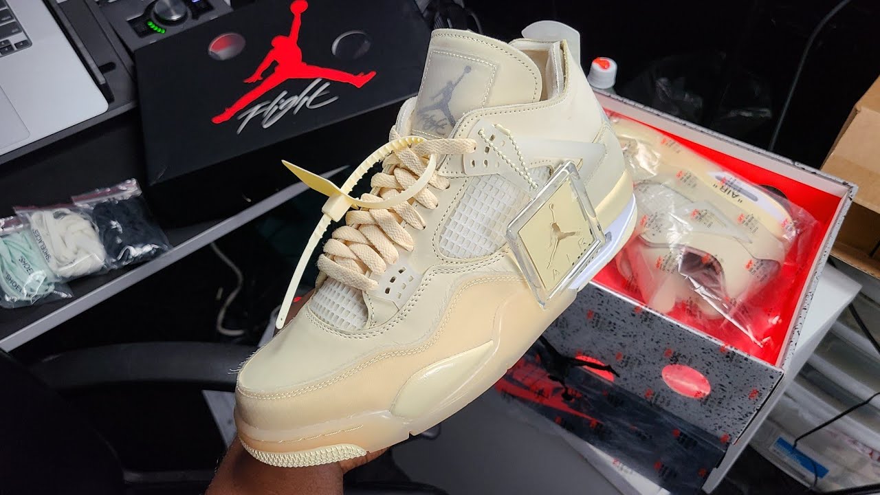 restock air jordan 4 off white