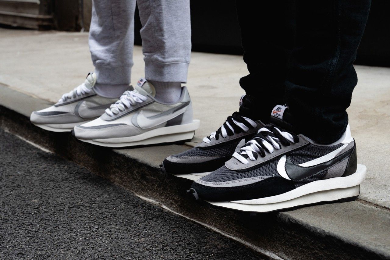 nike sacai fragment on feet