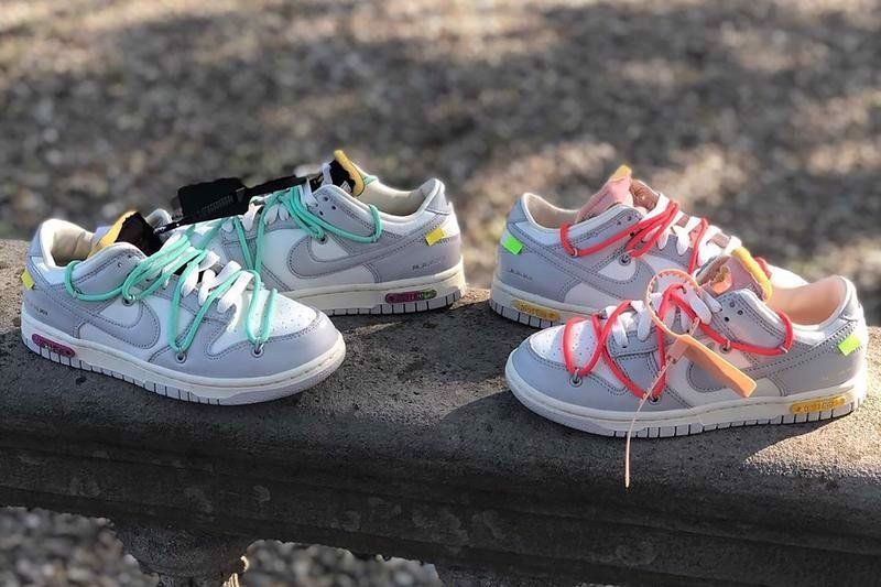 Một cái nhìn cận cảnh về Nike Dunk Low x Off White \