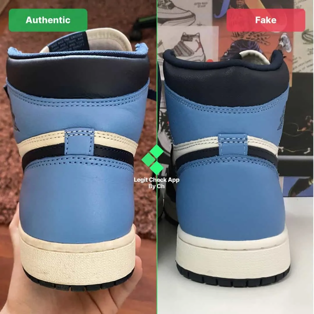 how to tell if jordan 1 obsidians are fake