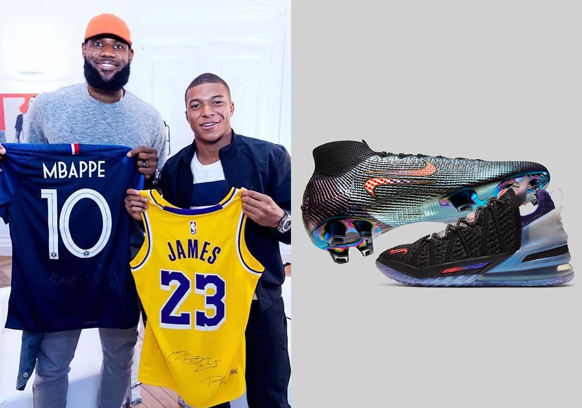 mbappe x lebron james cleats
