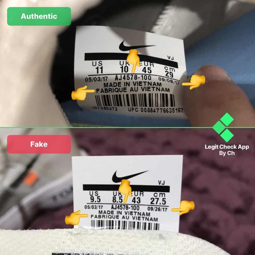 Check giày: Cách phân biệt Nike x Off-White Hyperdunk 2017 real và fak – Hệ thống phân phối Air Jordan hãng