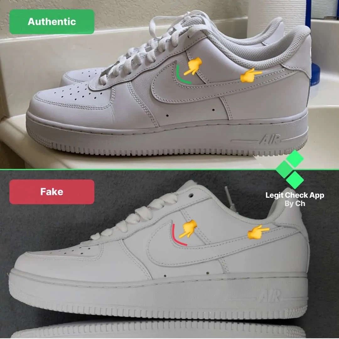 Legicheck: Cách phân biệt Nike Air Force 1 Real và Fake – AUTHENTIC SHOES