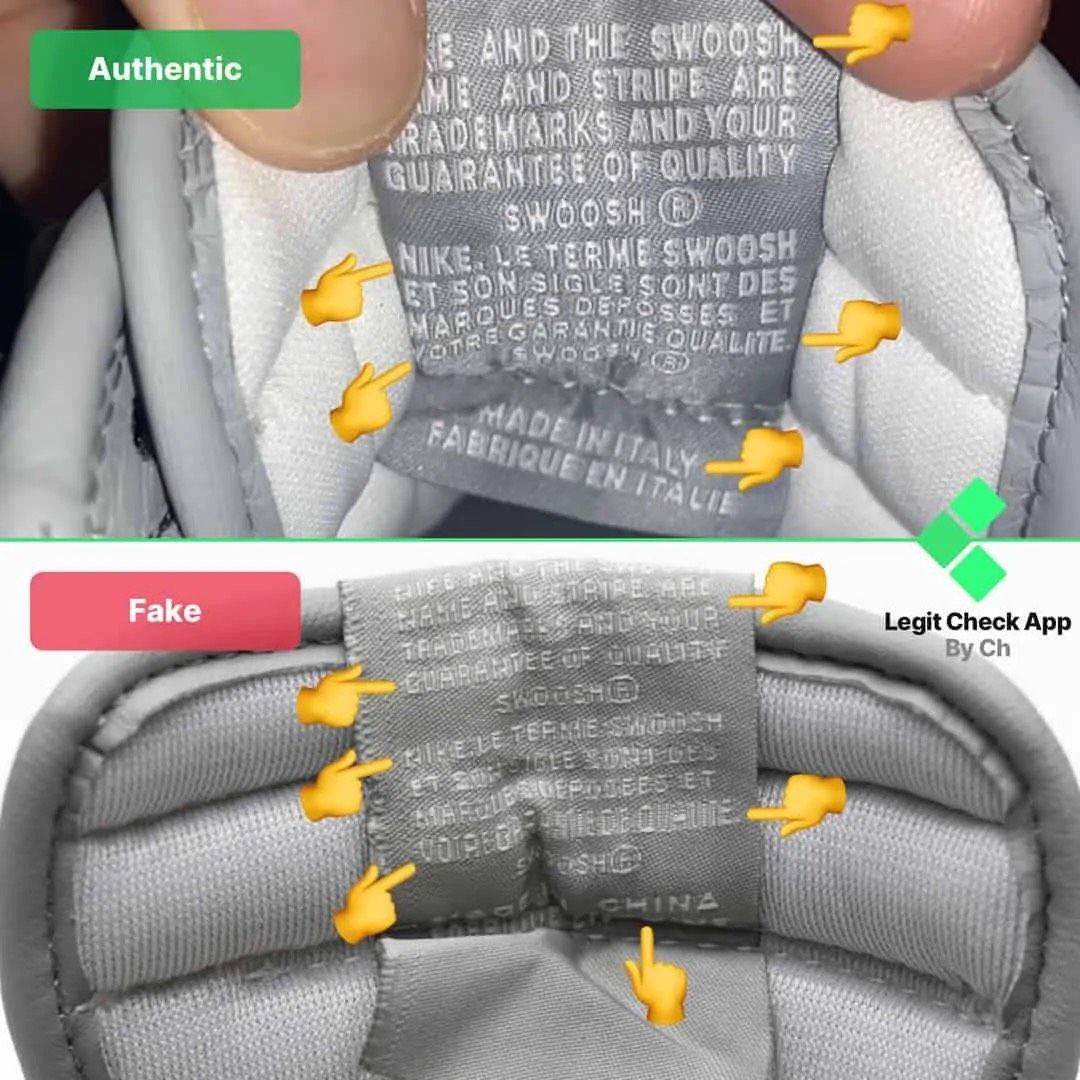 Legit Check By Ch  In the fake vs real Air Jordan 1 Dior image above we  have pointed out how the fake shoes have their letters improperly  fontweighted First of all