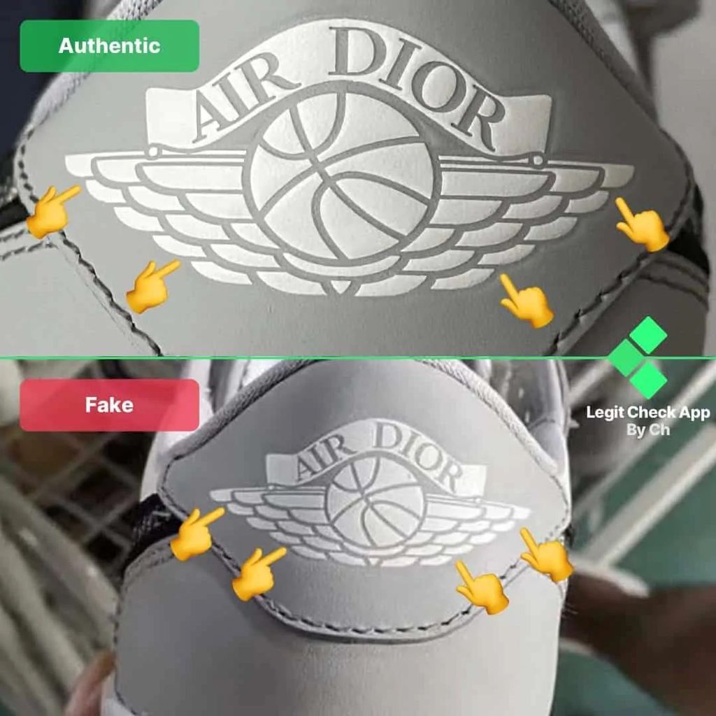 Air Jordan 1 Dior Retro High Legit Check Guide  How To Spot Fake Air Jordan  1 Dior Retro High  rDesignerReps