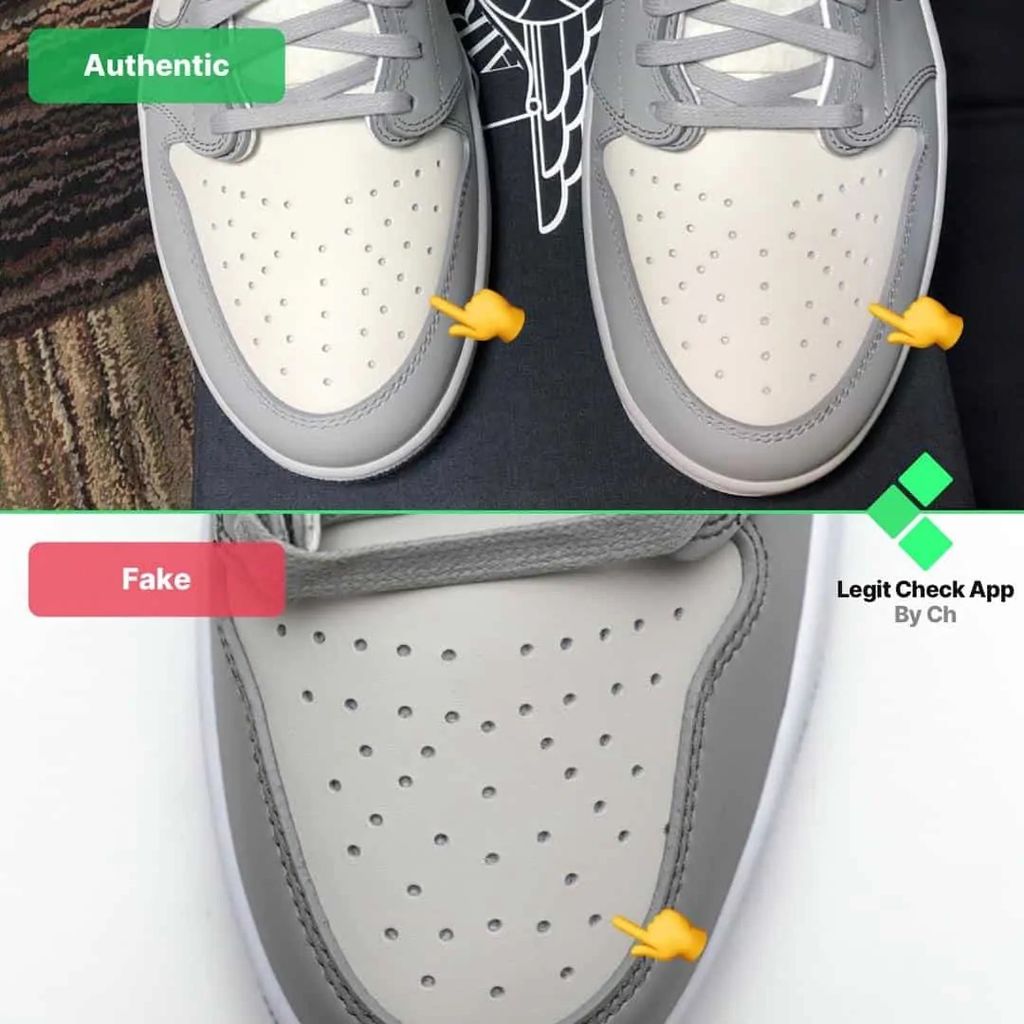 Legit Check By Ch  In the fake vs real Air Jordan 1 Dior image above we  have pointed out how the fake shoes have their letters improperly  fontweighted First of all