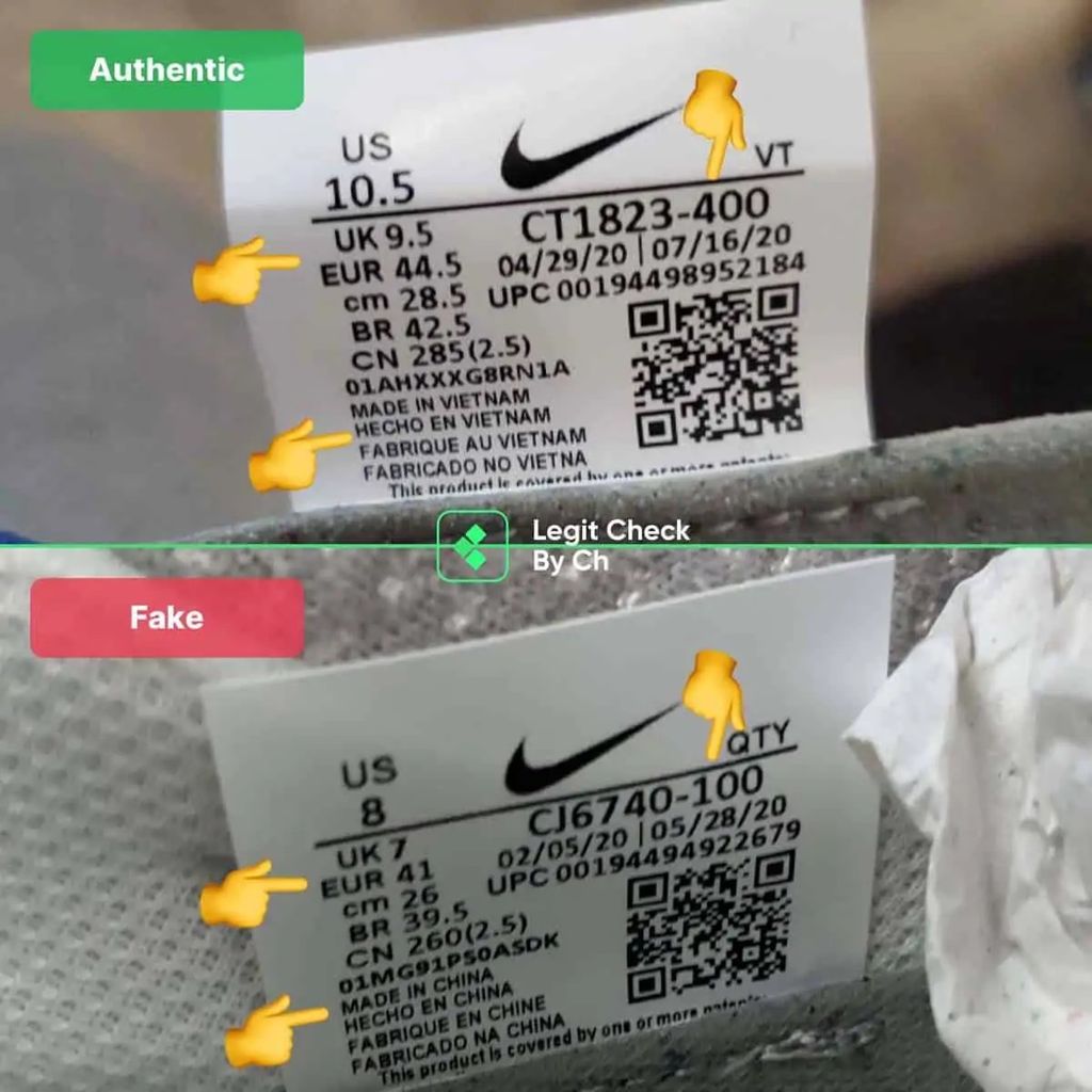 Air vapormax fake best sale